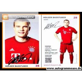 Autogramm Fussball | FC Bayern München | 2015 | Holger BADSTUBER