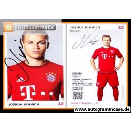 Autogramm Fussball | FC Bayern München | 2015 | Joshua KIMMICH
