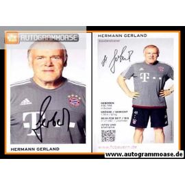 Autogramm Fussball | FC Bayern München | 2015 | Hermann GERLAND