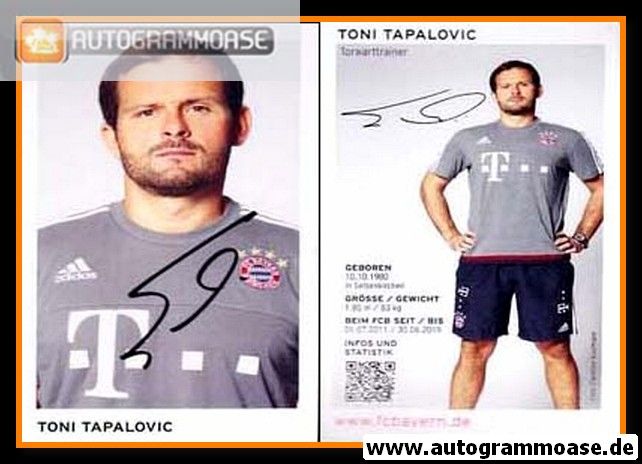 Autogramm Fussball | FC Bayern München | 2015 | Toni TAPALOVIC