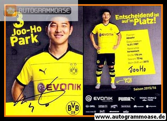 Autogramm Fussball | Borussia Dortmund | 2015 | Joo-Ho PARK