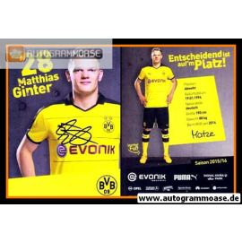 Autogramm Fussball | Borussia Dortmund | 2015 | Matthias GINTER