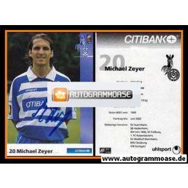 Autogramm Fussball | MSV Duisburg | 2001 | Michael ZEYER