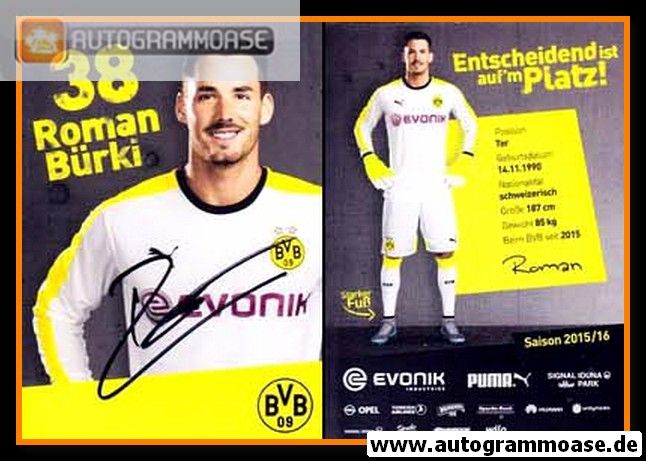 Autogramm Fussball | Borussia Dortmund | 2015 | Roman BÜRKI