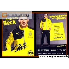 Autogramm Fussball | Borussia Dortmund | 2015 | Andreas BECK