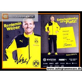Autogramm Fussball | Borussia Dortmund | 2015 | Benjamin WEBER