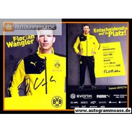Autogramm Fussball | Borussia Dortmund | 2015 | Florian WANGLER
