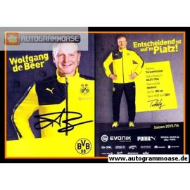 Autogramm Fussball | Borussia Dortmund | 2015 | Wolfgang DE BEER