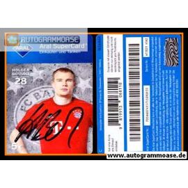Autogramm Fussball | FC Bayern München | 2015 Aral | Holger BADSTUBER