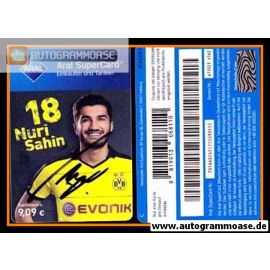 Autogramm Fussball | Borussia Dortmund | 2015 Aral | Nuri SAHIN
