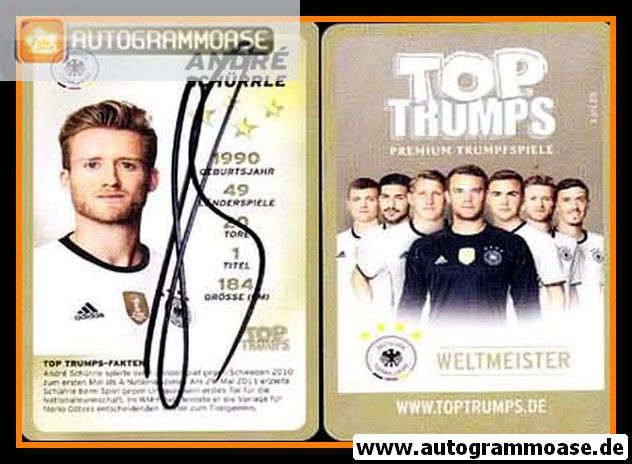 Autogramm Fussball | DFB | 2014 TT | Andre SCHÜRRLE