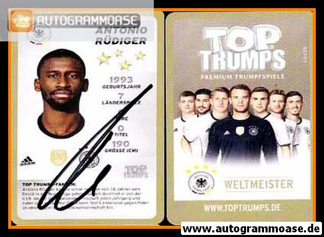 Autogramm Fussball | DFB | 2014 TT | Antonio RÜDIGER