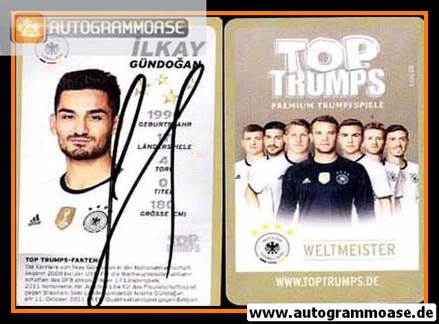 Autogramm Fussball | DFB | 2014 TT | Ilkay GÜNDOGAN
