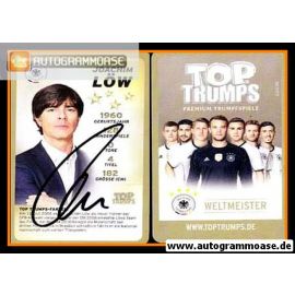 Autogramm Fussball | DFB | 2014 Top Trumps | Joachim LÖW