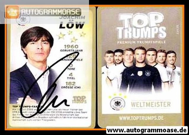 Autogramm Fussball | DFB | 2014 Top Trumps | Joachim LÖW