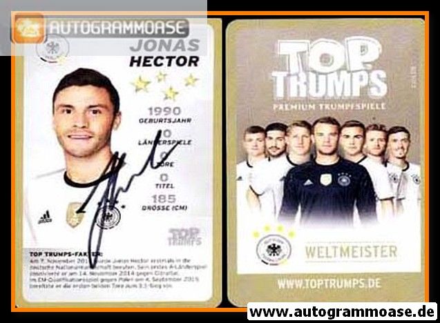 Autogramm Fussball | DFB | 2014 TT | Jonas HECTOR