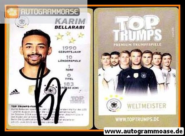 Autogramm Fussball | DFB | 2014 TT | Karim BELLARABI