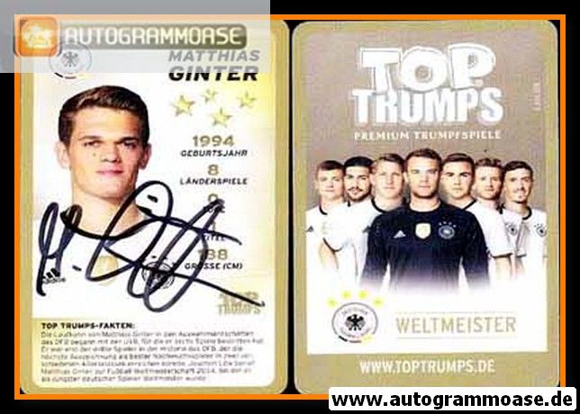 Autogramm Fussball | DFB | 2014 TT | Matthias GINTER