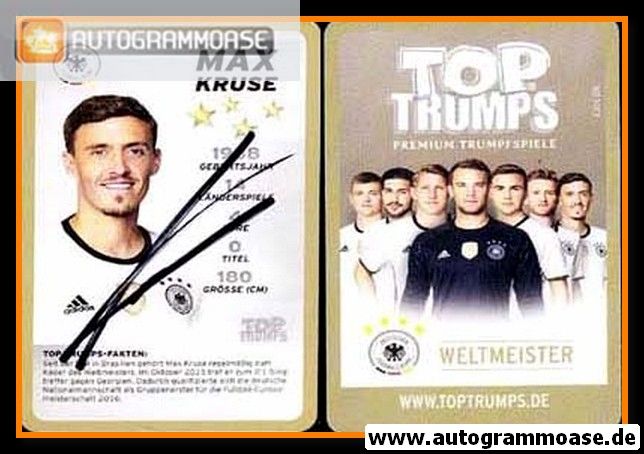 Autogramm Fussball | DFB | 2014 TT | Max KRUSE
