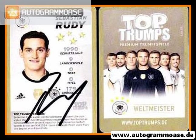 Autogramm Fussball | DFB | 2014 TT | Sebastian RUDY