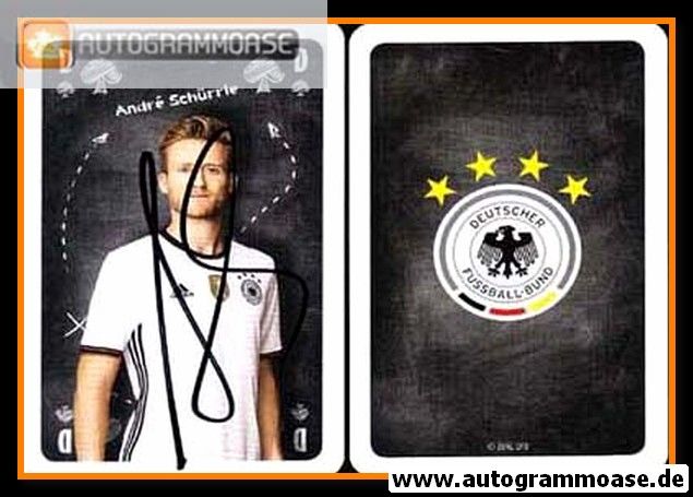 Autogramm Fussball | DFB | 2016 Skat | Andre SCHÜRRLE