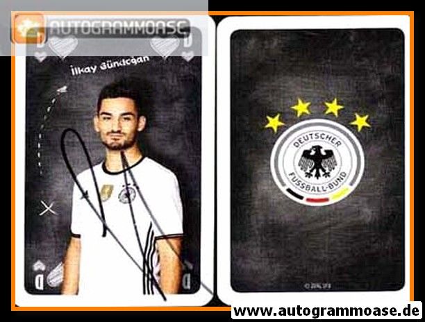 Autogramm Fussball | DFB | 2016 Skat | Ilkay GÜNDOGAN