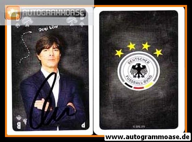 Autogramm Fussball | DFB | 2016 Skat | Joachim LÖW