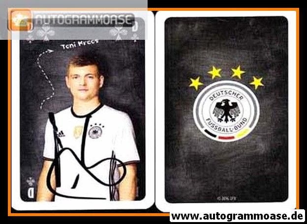 Autogramm Fussball | DFB | 2016 Skat | Toni KROOS