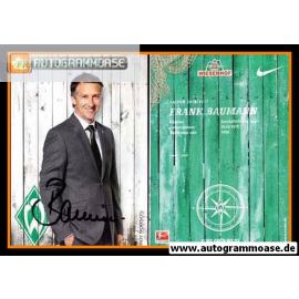 Autogramm Fussball | SV Werder Bremen | 2016 | Frank BAUMANN