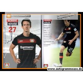 Autogramm Fussball | Bayer Leverkusen | 2016 | Robbie KRUSE