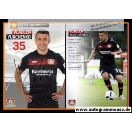Autogramm Fussball | Bayer Leverkusen | 2016 | Vladlen YURCHENKO