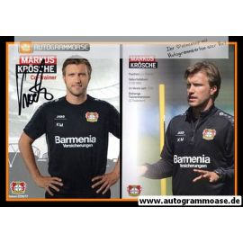 Autogramm Fussball | Bayer Leverkusen | 2016 | Markus KRÖSCHE