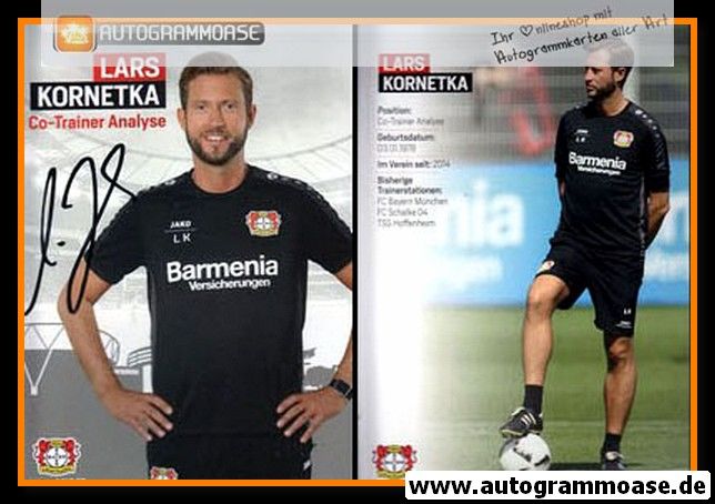 Autogramm Fussball | Bayer Leverkusen | 2016 | Lars KORNETKA