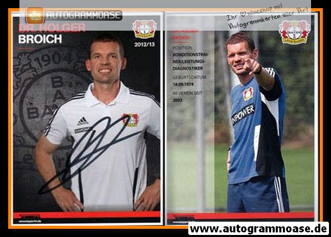 Autogramm Fussball | Bayer Leverkusen | 2012 | Holger BROICH
