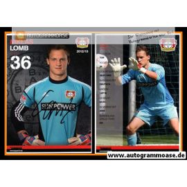 Autogramm Fussball | Bayer Leverkusen | 2012 | Niklas LOMB