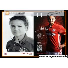 Autogramm Fussball (D) | FC Bayern München | 2016 | Lena LOTZEN