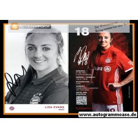 Autogramm Fussball (D) | FC Bayern München | 2016 | Lisa EVANS
