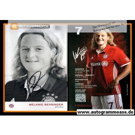 Autogramm Fussball (D) | FC Bayern München | 2016 | Melanie BEHRINGER