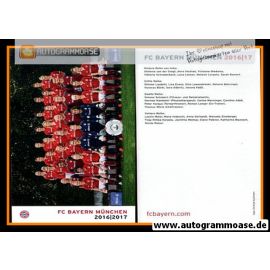 Mannschaftskarte Fussball (D) | FC Bayern München | 2016