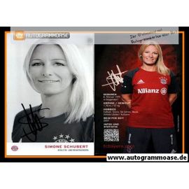 Autogramm Fussball (D) | FC Bayern München | 2016 | Simone SCHUBERT