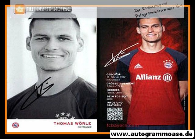 Autogramm Fussball (D) | FC Bayern München | 2016 | Thomas WÖRLE
