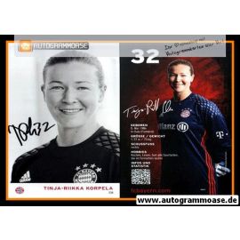 Autogramm Fussball (D) | FC Bayern München | 2016 | Tinja-Riikka KORPELA