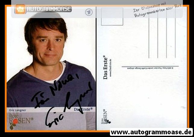 Autogramm TV | ARD | Eric LANGNER | 2007 "Rote Rosen"