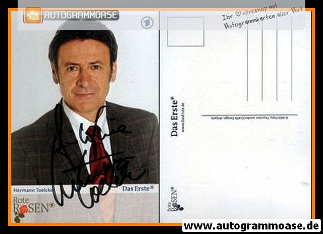 Autogramm TV | ARD | Hermann TOELCKE | 2007 "Rote Rosen" (Manthey)