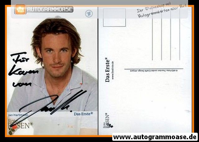 Autogramm TV | ARD | Jan HARTMANN | 2007 "Rote Rosen"
