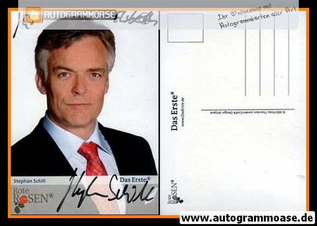 Autogramm TV | ARD | Stephan SCHILL | 2007 "Rote Rosen" (Manthey)