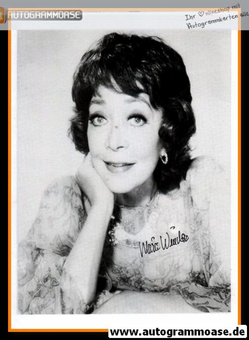 Autogramm Film (USA) | Marie WINDSOR | 1970er (Portrait SW)