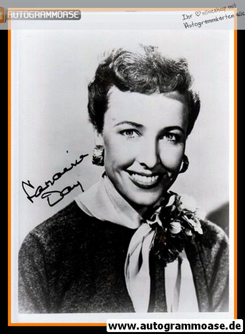 Autogramm Film (USA) | Laraine DAY | 1950er Foto (Portrait SW)