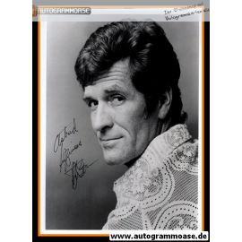 Autogramm Film (USA) | Hugh O´BRIAN | 1970er Foto (Portrait SW)