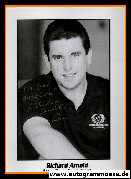 Autogramm Film (Kanada) | Richard ARNOLD | 1990er (Portrait SW) Star Trek
